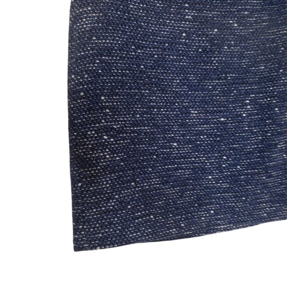 Alice & Olivia Blue Tweed Micro Mini Skirt Size 6 - Picture 4 of 10